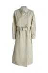 Del Core Trench In Bone White