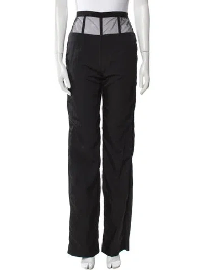 Pre-owned Del Core Wide Leg Pants In Black