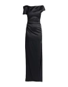 Del Core Woman Maxi Dress Black Size 2 Viscose, Virgin Wool
