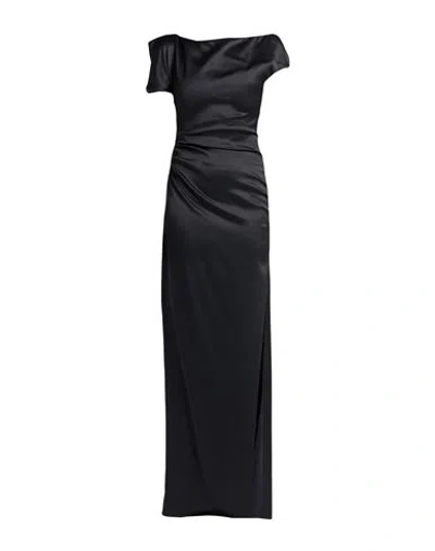 Del Core Woman Maxi Dress Black Size 2 Viscose, Virgin Wool
