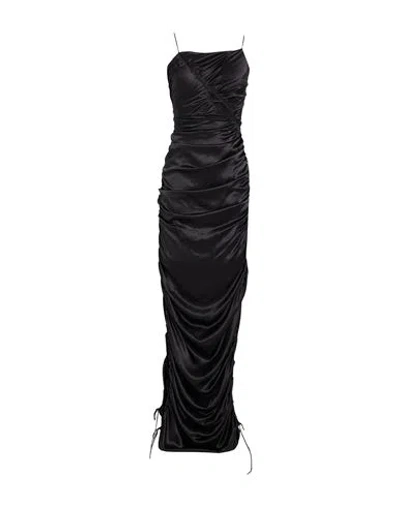 Del Core Woman Maxi Dress Black Size 6 Silk