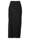 Del Core Woman Maxi Skirt Black Size 8 Polyester In Black