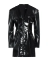 Del Core Patent Mini Dress In Black