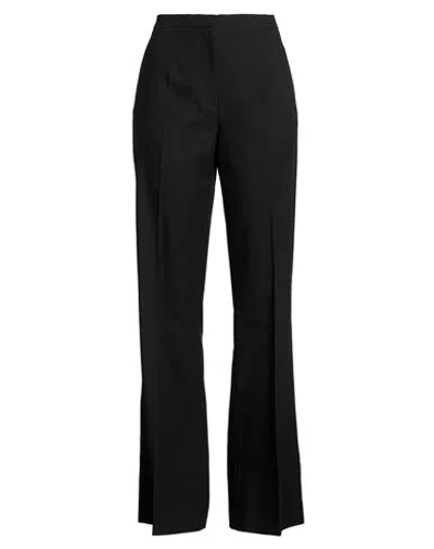 Del Core Woman Pants Black Size 6 Virgin Wool, Viscose, Polyurethane