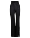 Del Core Woman Pants Black Size 6 Viscose, Metallic Fiber