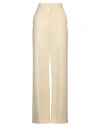 Del Core Woman Pants Cream Size 6 Virgin Wool