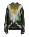 Del Core Woman Top Green Size 8 Viscose, Acetate, Silk In Green