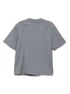 Del Core Zip T-shirt In Gray