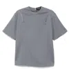 Del Core Zip T-shirt In Gray