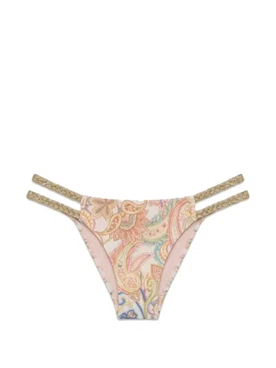 Del Maar Taba Paisley Bikini Bottoms In Multi