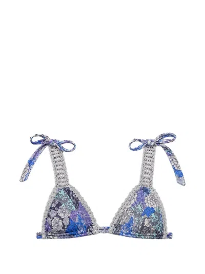 Del Maar Yuri Bikinioberteil In Blue