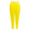 Del Pozo Delpozo Viscose Blend High V Waistband Harem Pants In Yellow