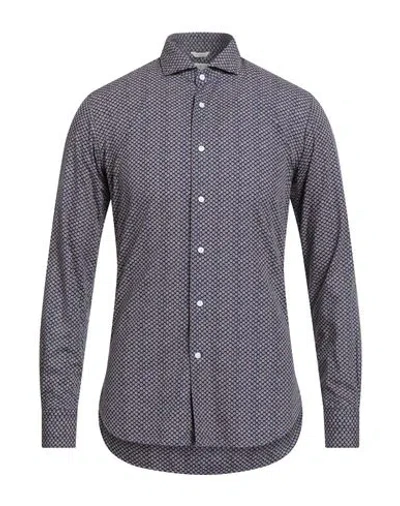 Del Siena Man Shirt Black Size 17 ½ Cotton