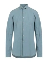 Del Siena Man Shirt Sky Blue Size 16 ½ Cotton