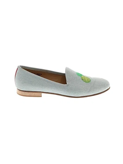 Pre-owned Del Toro Flats In Gray