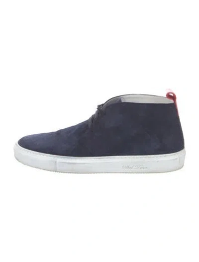 Pre-owned Del Toro Suede Sneakers In Blue