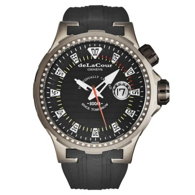 Delacour Promess Automatic Black Dial Men's Watch Wati0040-1342