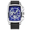 DELACOUR DELACOUR VIALARGA CHRONOGRAPH GMT AUTOMATIC MOON PHASE DAY-NIGHT BLUE DIAL MEN'S WATCH WAST1026-BLU