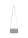 Delage 레더 크로스 백 In Gray