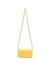 Delage 레더 크로스 백 In Yellow