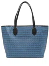 Delage Monogram-print Tote In Blue