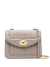Delage Mini Ginette Shoulder Bag In Brown