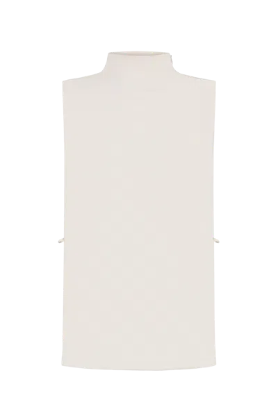 Delegan Clothes Structural Top In Beige