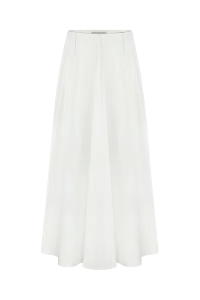 Delegan Clothes White Skirt