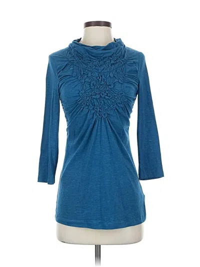 Pre-owned Deletta 3/4 Sleeve T-shirt In Blue