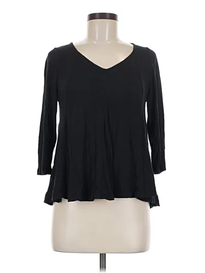 Pre-owned Deletta 3/4 Sleeve T-shirt In Black