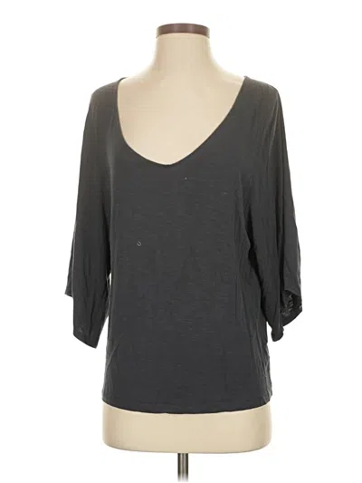 Pre-owned Deletta 3/4 Sleeve T-shirt In Gray