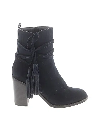 Pre-owned Deletta Ankle Boots In Blue