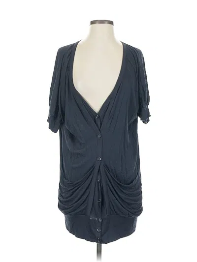 Pre-owned Deletta Cardigan Sweater In Blue