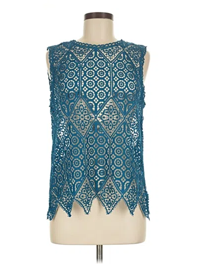 Pre-owned Deletta Cardigan Sweater In Blue