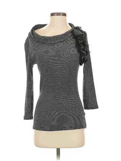 Pre-owned Deletta Cardigan Sweater In Gray