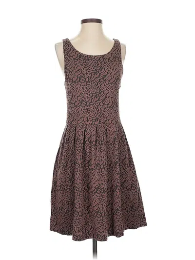 Pre-owned Deletta Casual Dress In Brown