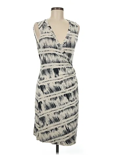 Pre-owned Deletta Cocktail Dress In Gray