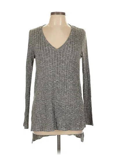 Pre-owned Deletta Long Sleeve T-shirt In Gray