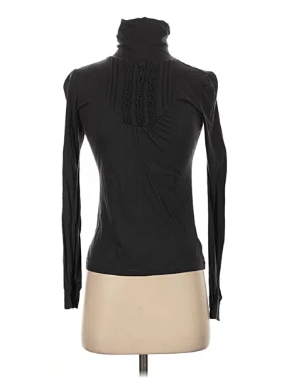 Pre-owned Deletta Long Sleeve Top Black Turtleneck Tops