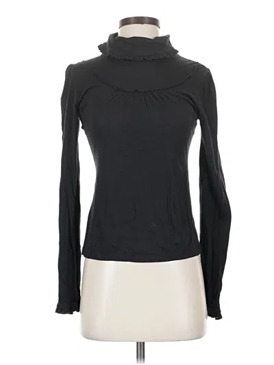 Pre-owned Deletta Long Sleeve Turtleneck In Black