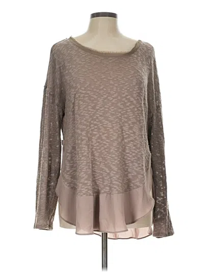Pre-owned Deletta Pullover Sweater In Brown