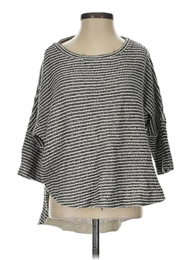 Pre-owned Deletta Pullover Sweater In Gray