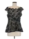 Deletta Short Sleeve Blouse In Black