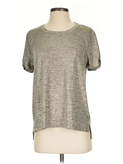 Pre-owned Deletta Short Sleeve T-shirt In Silver