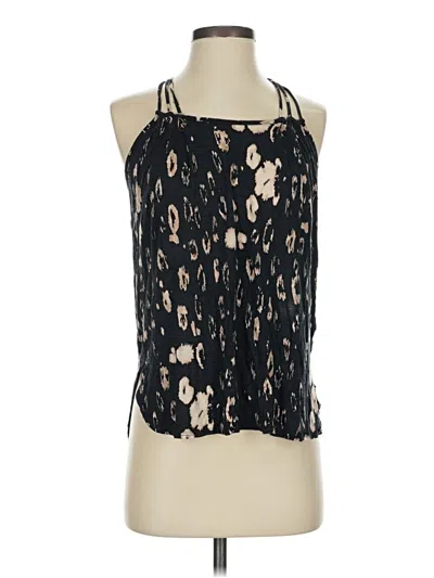 Pre-owned Deletta Sleeveless Blouse In Black