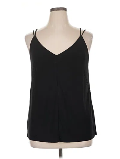 Pre-owned Deletta Sleeveless Blouse In Black