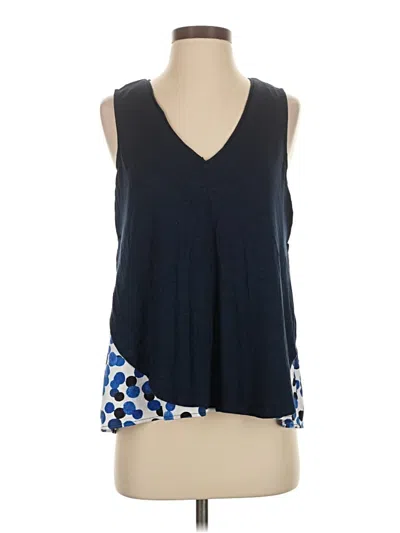 Pre-owned Deletta Sleeveless Blouse In Blue