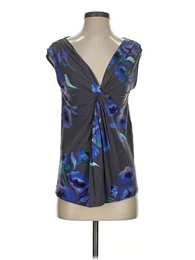 Pre-owned Deletta Sleeveless Blouse In Blue