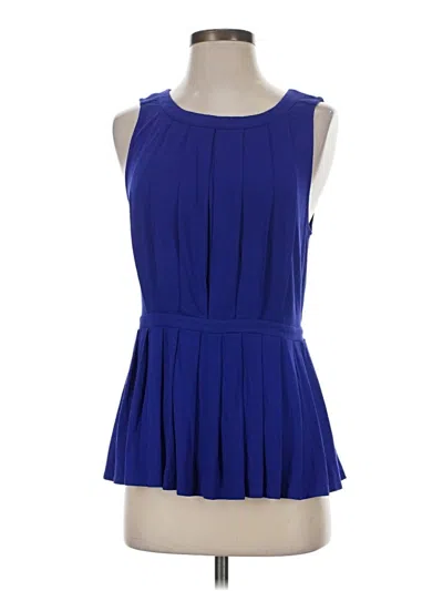 Pre-owned Deletta Sleeveless Blouse In Blue