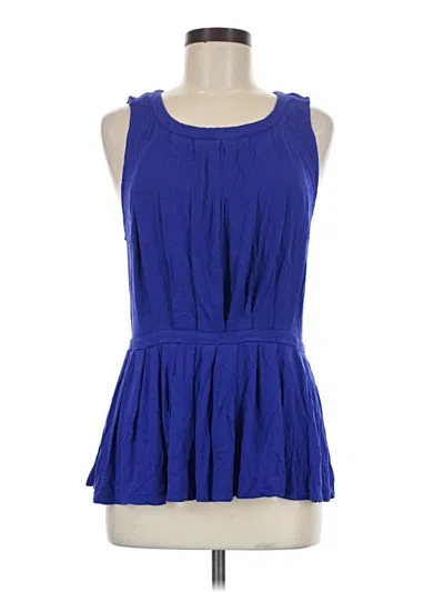 Pre-owned Deletta Sleeveless Blouse In Blue
